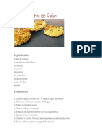 Croquetas de Quinoa