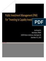 Public Investment Management PIM Lessons JKIM