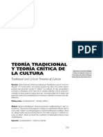 Castro-Gómez_Teoría tradicional y teoría crítica de la cultura