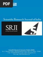 Download Scientific Research Journal of India SRJI Vol 3 Issue 1 Year 2014 by Dr Krishna N Sharma SN203246761 doc pdf