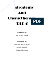 Gastrostomy and Chemotherapy (RLE 4) : Ms. Lucero, Valerie