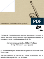 20052d06 Sobre El Libro Herramientas Agricolas. Cusco