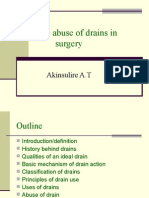 Use and Abuse of Drains in Surgery1