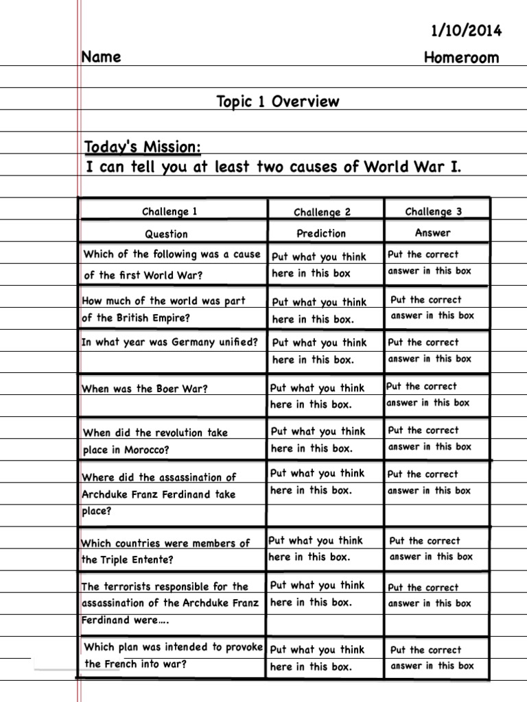 Student Page 2 Topic 1 Portfolio Part 1 of 2 | PDF
