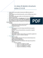 The Modern View of Atomic Structure: An Introduction 2.5-2.8