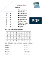 Numbers - Feelings - Greetings