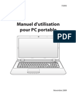 Manuel d'Utilisation Pour PC Portable ASUS