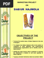 Marketing Project on Dabur Hajmola
