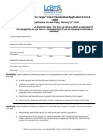 LGBTQ OTV Application Form 2014