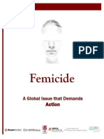 Femicide A Global Issue That Demands Action