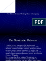 New Science: Systems Thinking, Chaos & Complexity