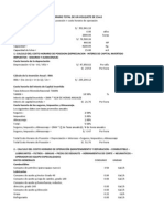 Calculo de Costo Horario (Volquete)