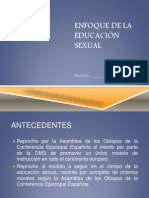 Enfoque de La Educación Sexual