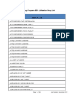 Texas Medicaid Fee for Service 90% Utilization List | November 2013