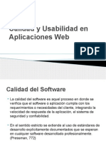 Calidad y Usabilidad en Aplicaciones Web