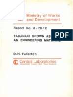 Taranaki Brown Ash As An Engineering Material