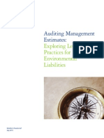 Exploring Leading Practices for Environmental Liabilities