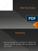 Hire Purchase