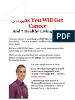 5 Signs You Will Get Cancer