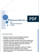 DEGRADASI MATERIAL DAN KOROSI