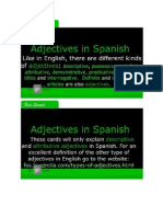 Basic Spanish (Adjective)