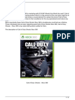 Call of Duty: Ghosts &#8211 Xbox 360 Discount