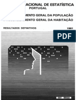 1 - Censos - Resultados Definitivos. Braga - 1981