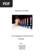 Crafting Brand Positioning: Case Study of Avon Malaysia  PDF 