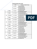 Jadual Bertugas Prep Pibg