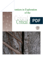 Frontiers in Exploration of the Critical Zone
