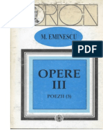 Mihai Eminescu - Opere III de III