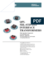 MIL-STD-1553 Interface Transformers Catalog