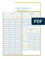 123family Chore Chart - A Step in The Journey
