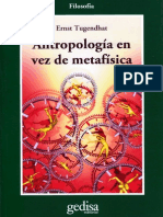 Antropologia en Vez de Metafisica