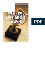 101 Ways To Boost Morale in Workplace