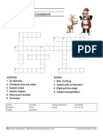 Christmas - Santa Crossword: Name: Date