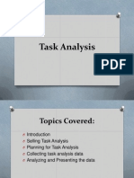 Task Analysis