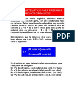 Abonos Organicos y Calculos Matematicos