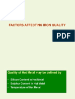 Factors Affecting Iron Quality