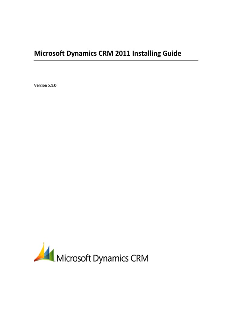 Microsoft CRM 2011 Installation Guide | PDF | Microsoft Outlook | Email