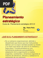 Curso de Planeamiento Estratégico - Pedro Peña H
