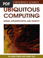 Ubiquitous Computing Design Implementation and Usability