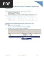 Dynamics Ax 2012 r2 Import Export Framework Walkthrough Installation v1 Secured