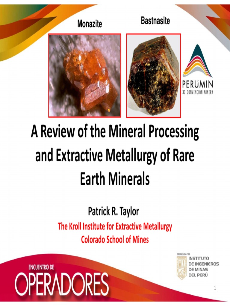 Rare Earth Metal Extraction Processes Rare Earth Element Ion Exchange