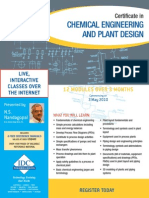 Learn Chemical Engineering and Plant Design Online