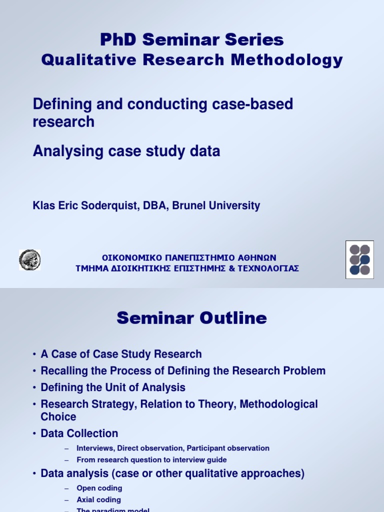 Case Study Research Methodology Insights | PDF | Computers