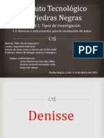 1.5 Tecnicas e Intrumentos para La Recoleccion de Datos