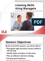 Interviewing Skills For Supervisors