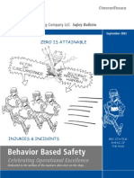 Behavior Based Safety: Celebrating Operational Excellence
