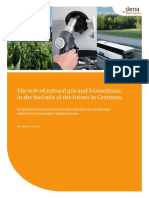 Studie the Role of Natural Gas and Biomethane in the Fuel Mix of the Future in Germany(1)